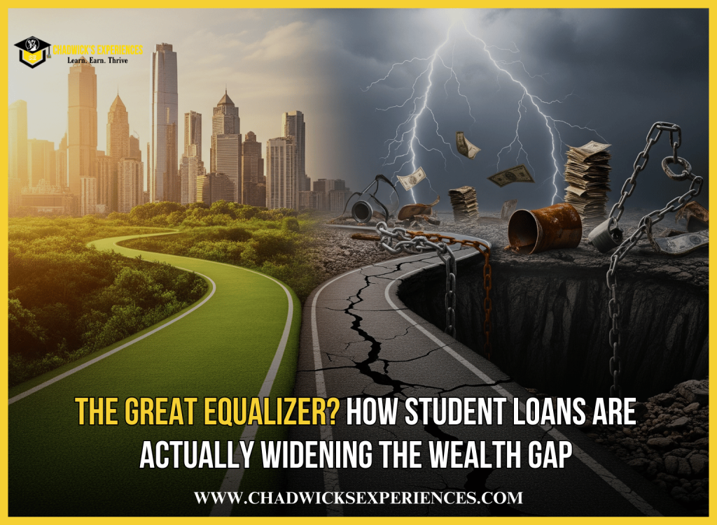 Student loans were supposed to bridge the gap between rich and poor. Instead, they are driving a massive wedge in the American wealth gap. Learn how debt is destroying generational wealth.