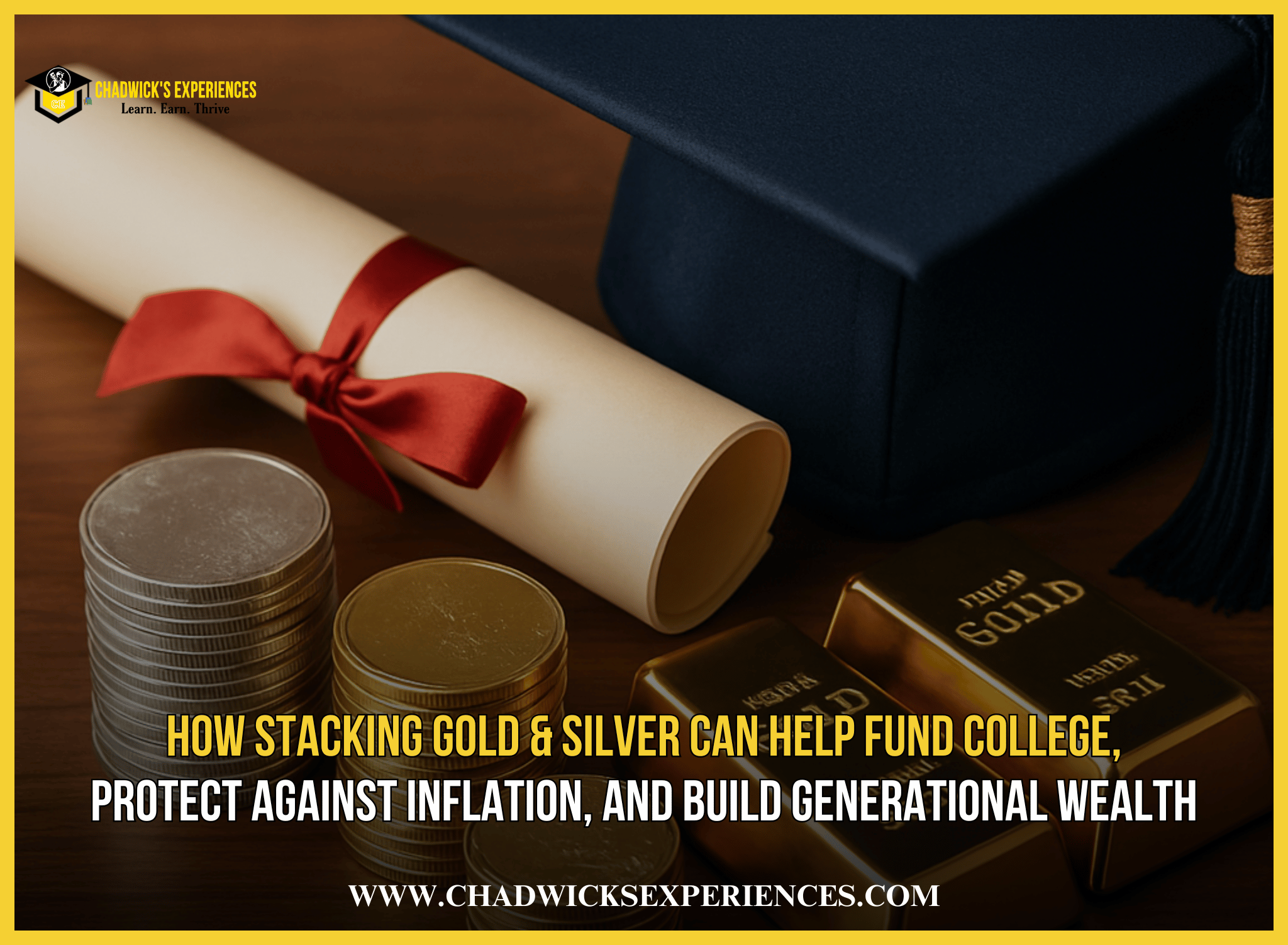 How Stacking Gold & Silver Can Help Fund College, Protect Against Inflation, and Build Generational Wealth