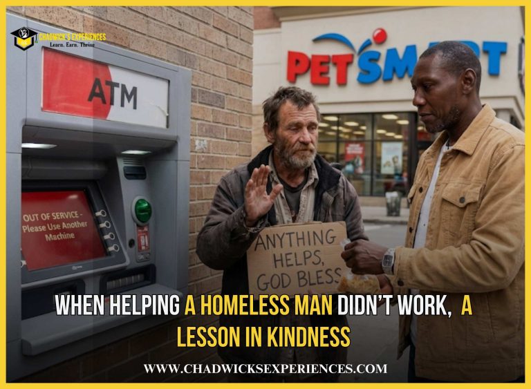 When Helping a Homeless Man Didn’t Work, A Lesson in Kindness
