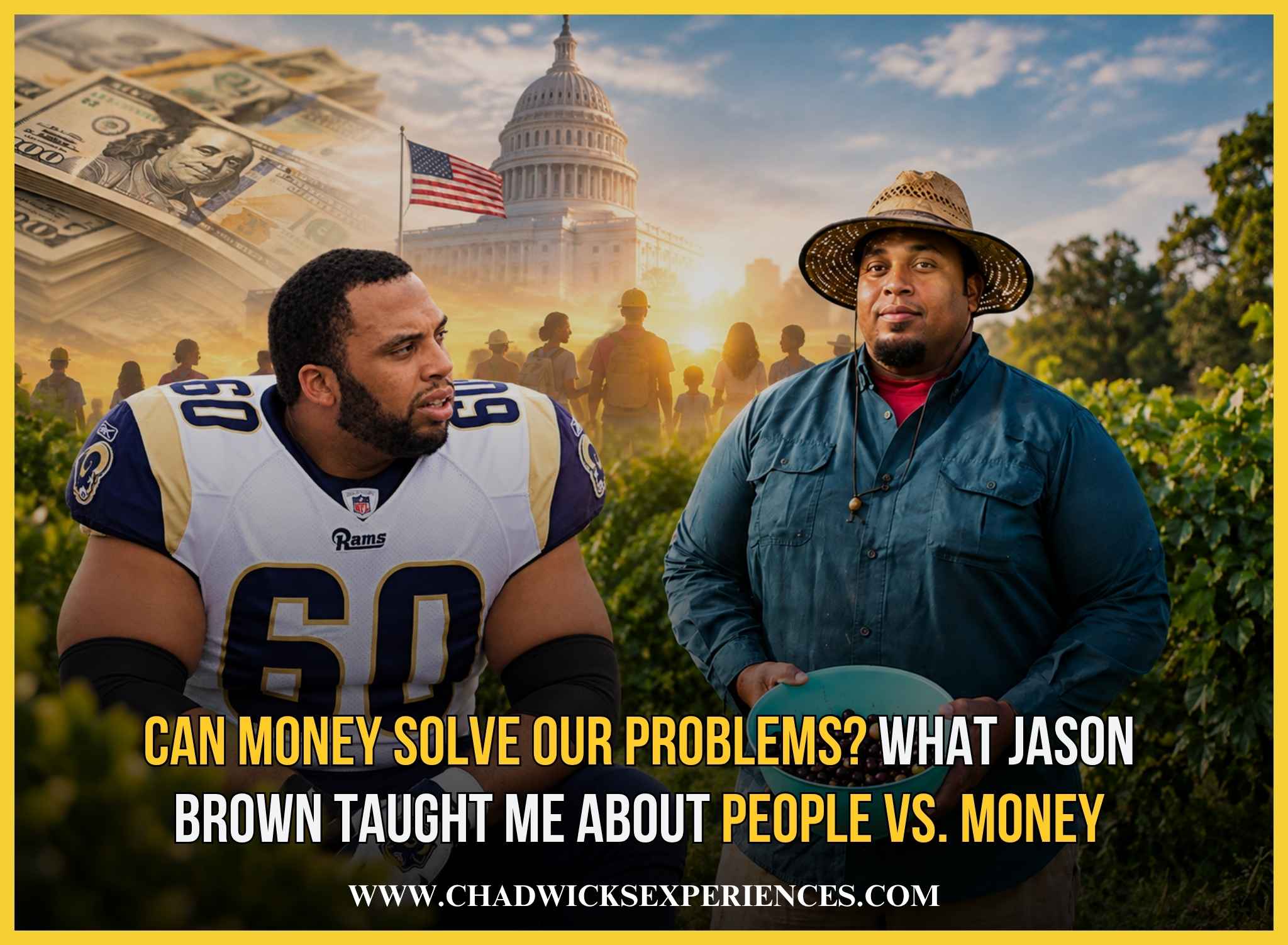Can Money Solve Our Problems? What Jason Brown Taught Me About People vs. Money